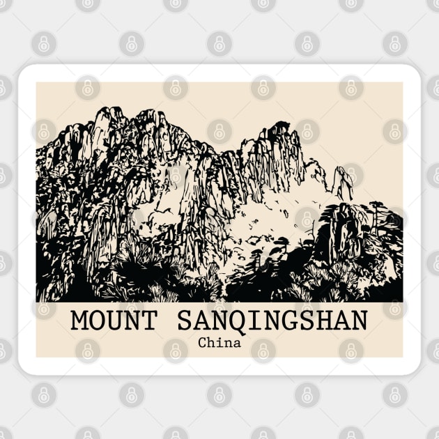 Mount Sanqingshan - China Magnet by Lakeric